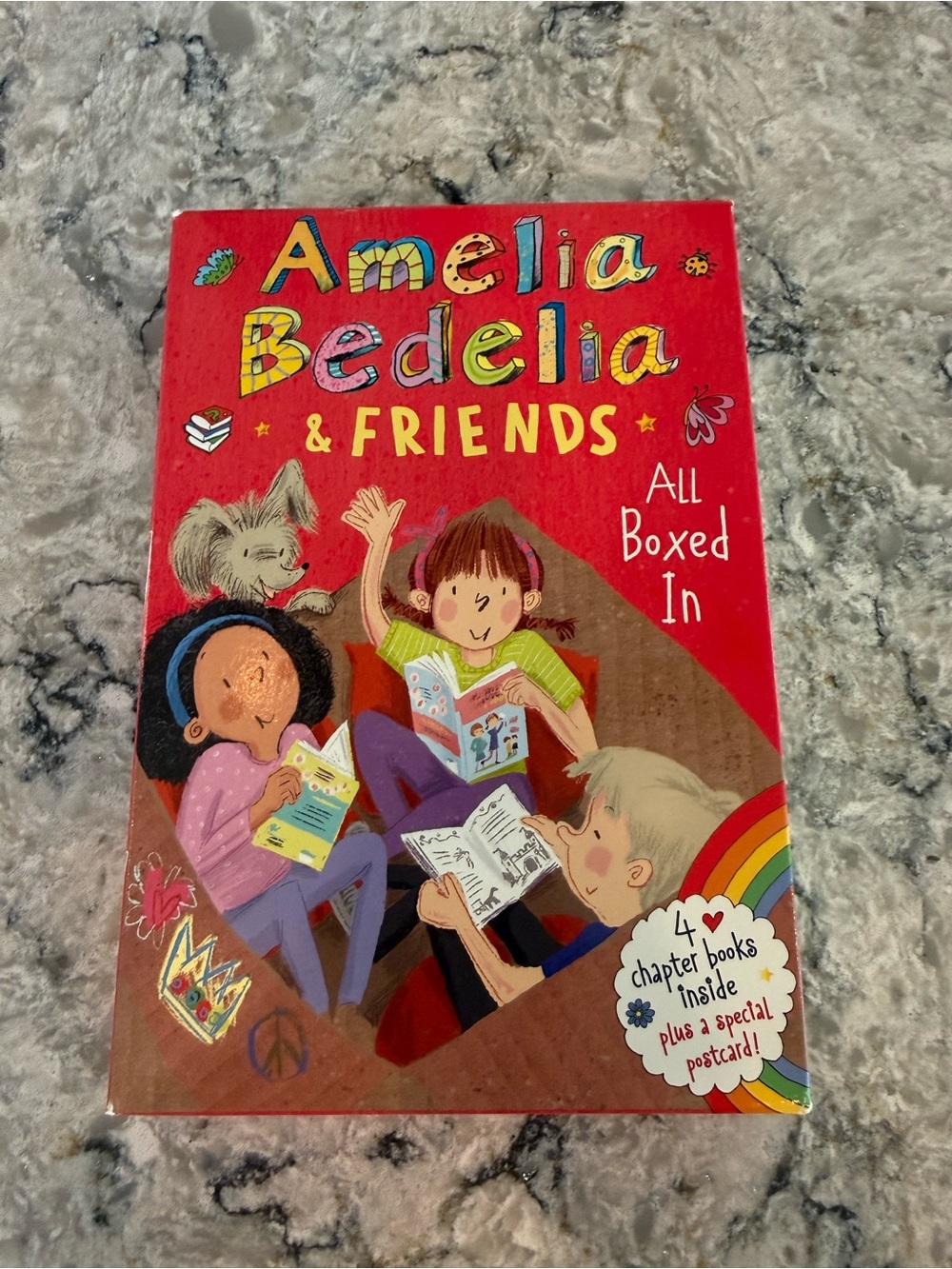Amelia Bedelia & Friends Kids Book Set - Red